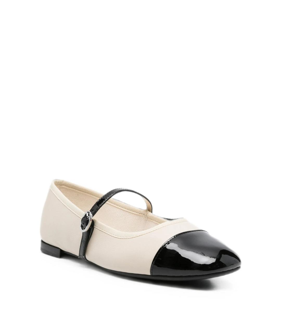 REPETTO Бежевые кожаные балетки, фото 4