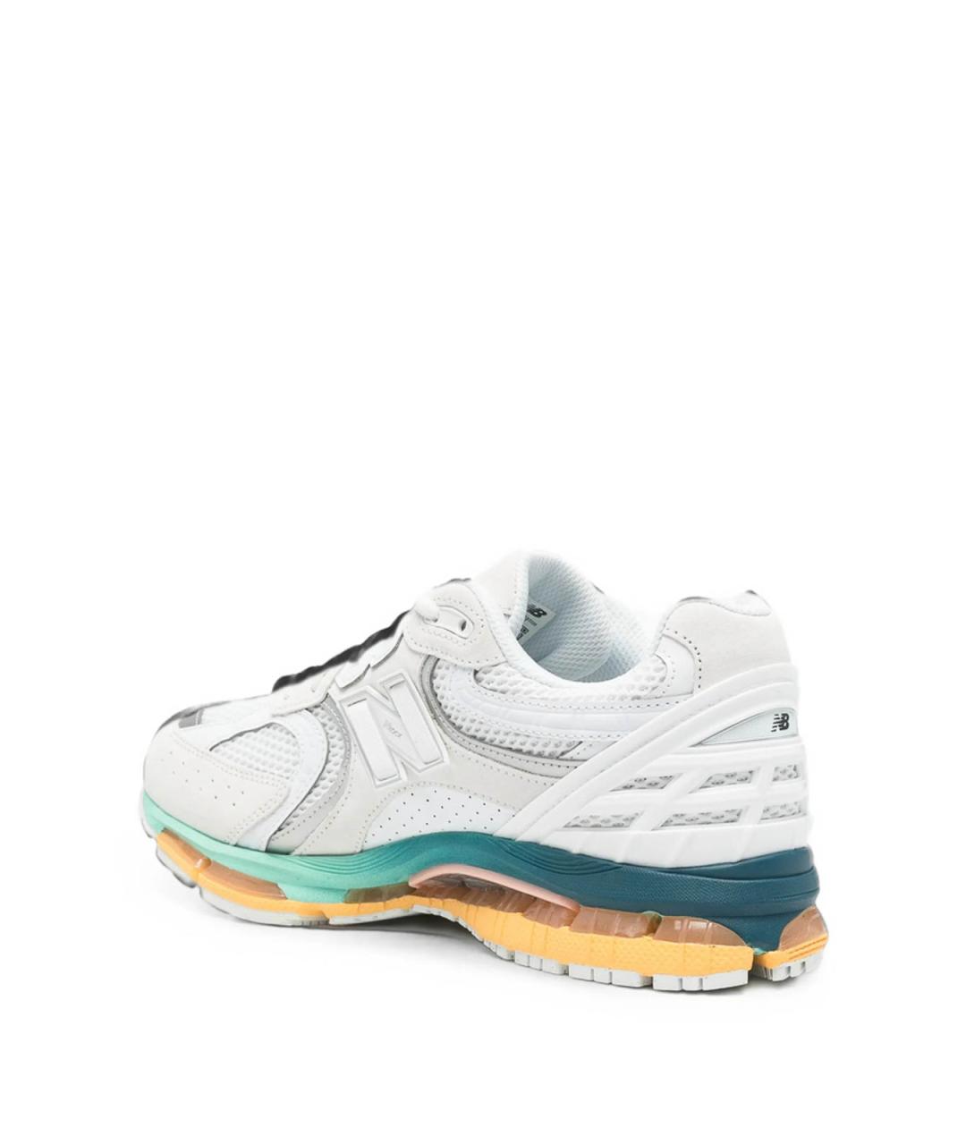 NEW BALANCE Белые текстильные низкие кроссовки / кеды, фото 3