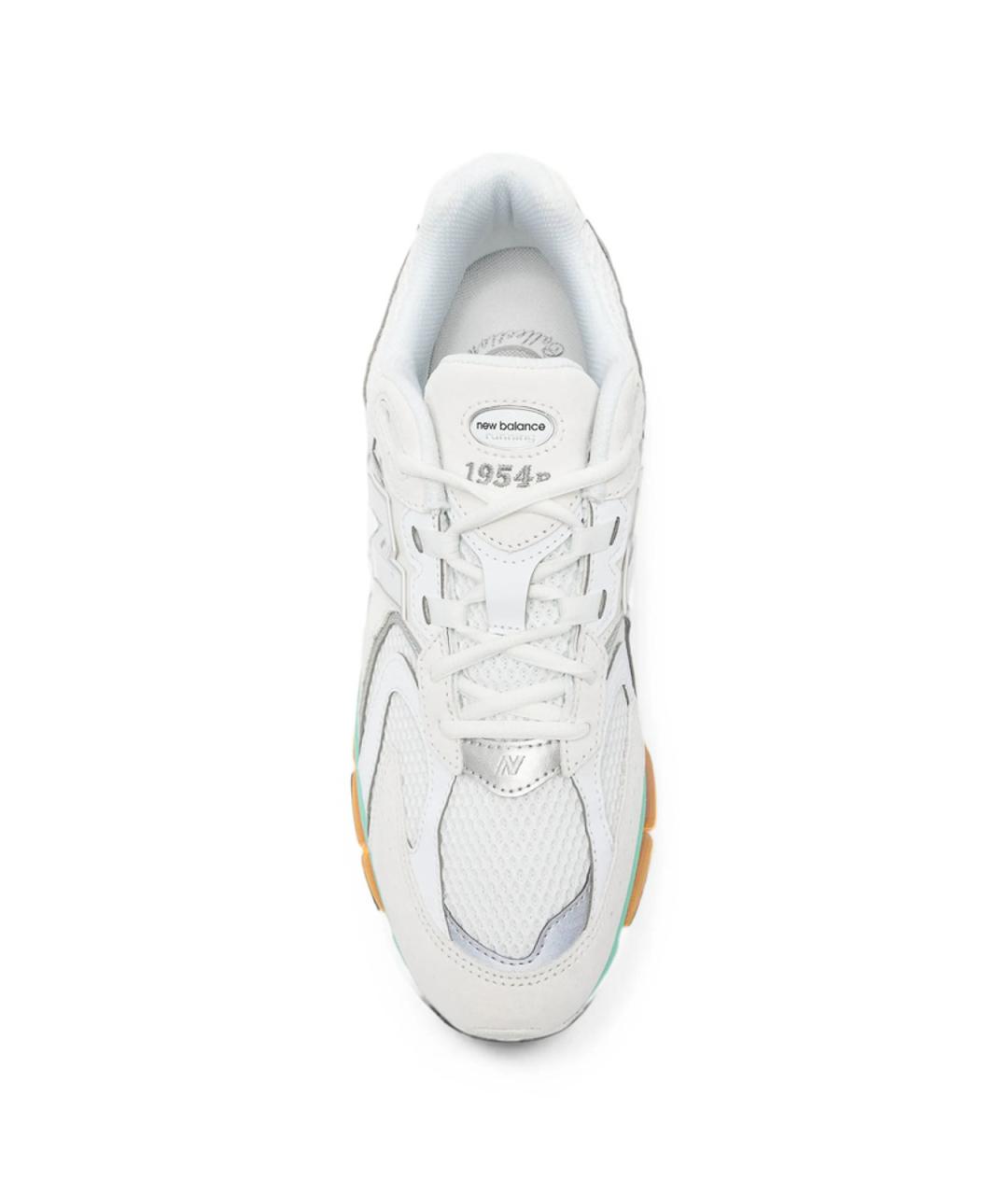 NEW BALANCE Белые текстильные низкие кроссовки / кеды, фото 4