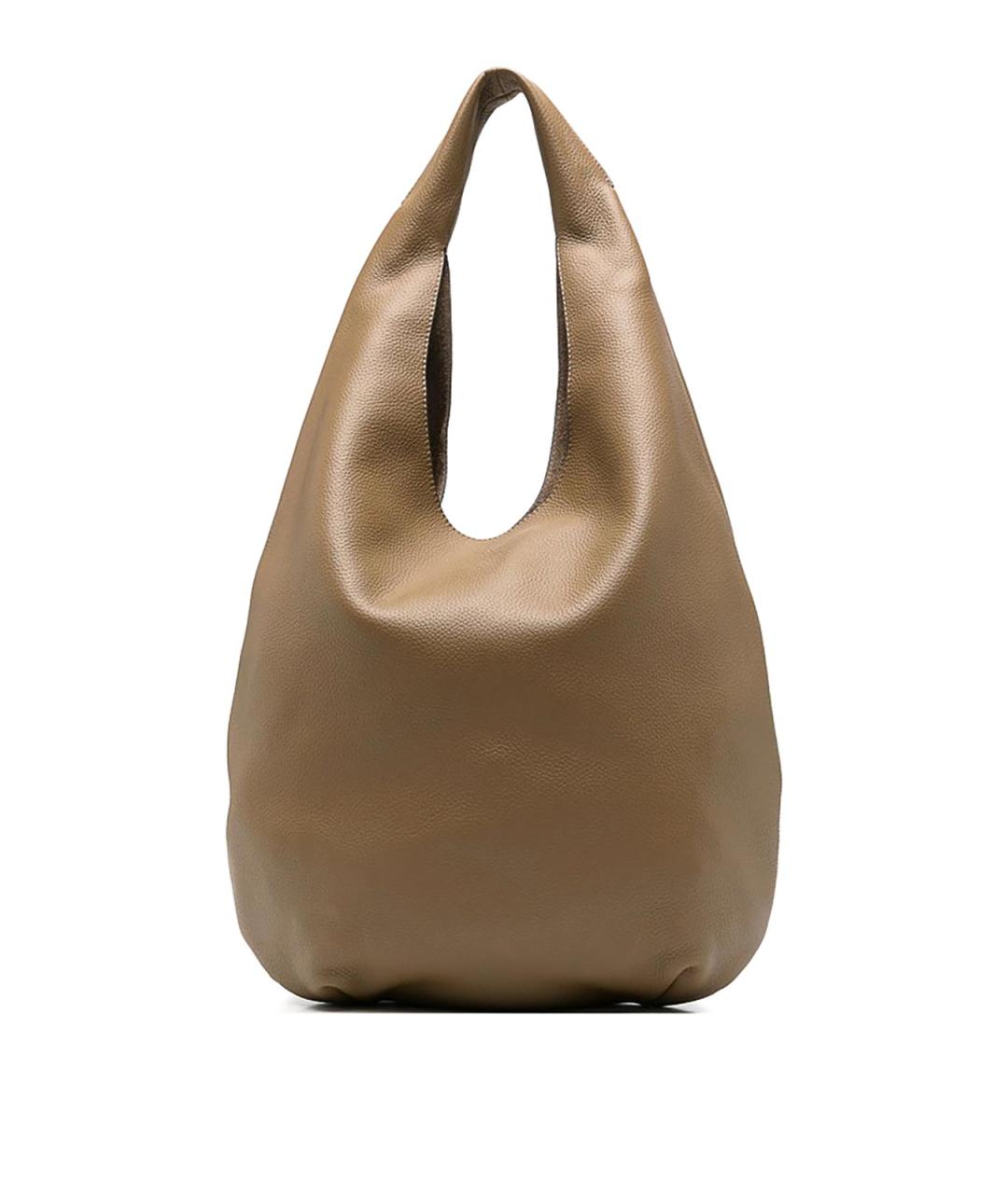 A.P.C. Коричневая кожаная сумка тоут, фото 1