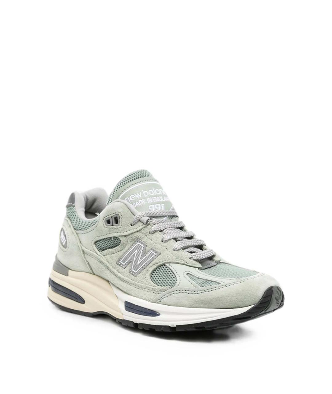 NEW BALANCE Синие замшевые кроссовки, фото 2