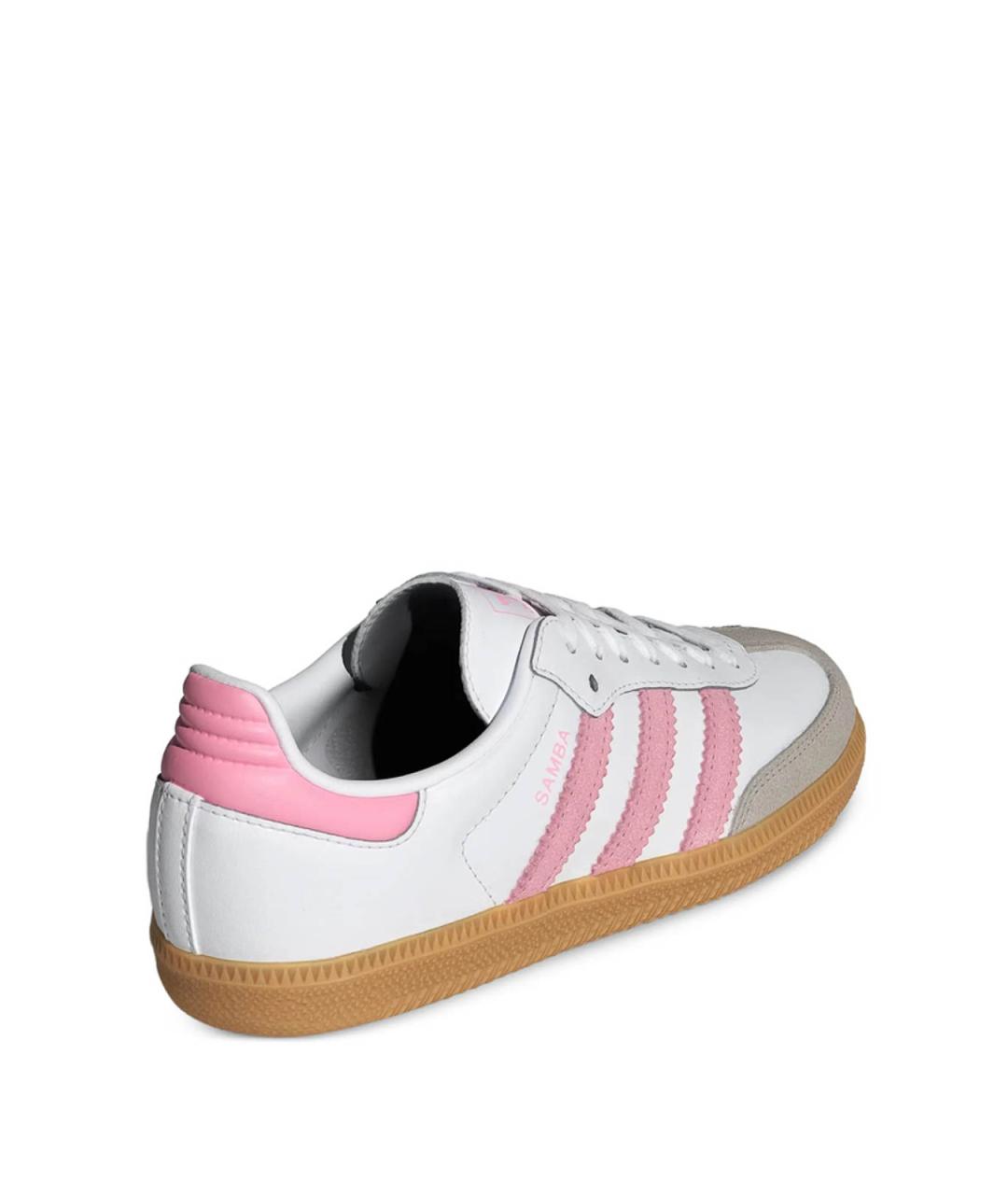ADIDAS Белые кожаные кроссовки, фото 4