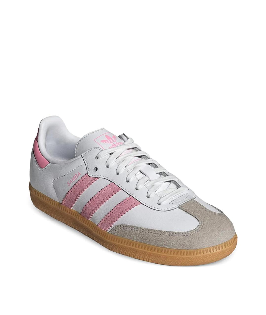 ADIDAS Белые кожаные кроссовки, фото 2