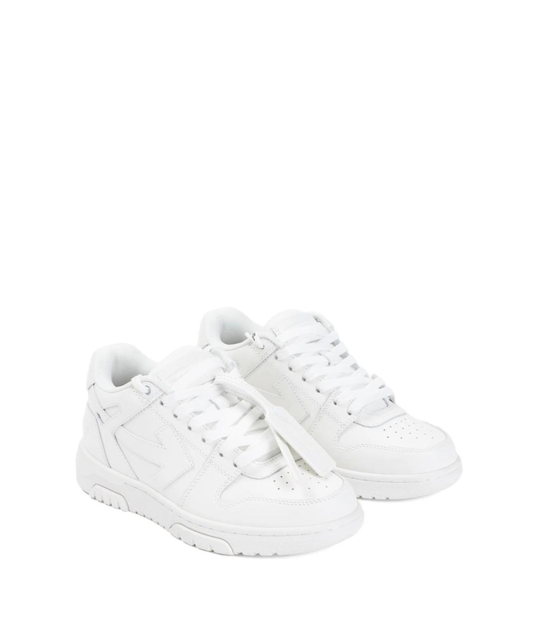 OFF-WHITE Белые резиновые кроссовки, фото 3