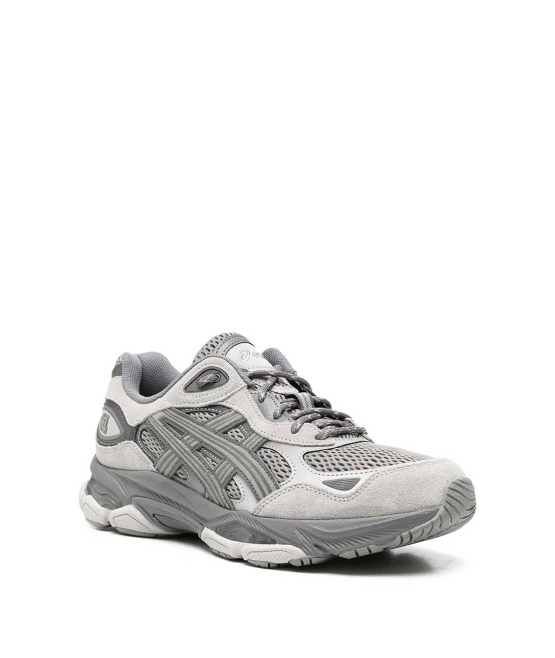 ASICS Серые резиновые низкие кроссовки / кеды, фото 4