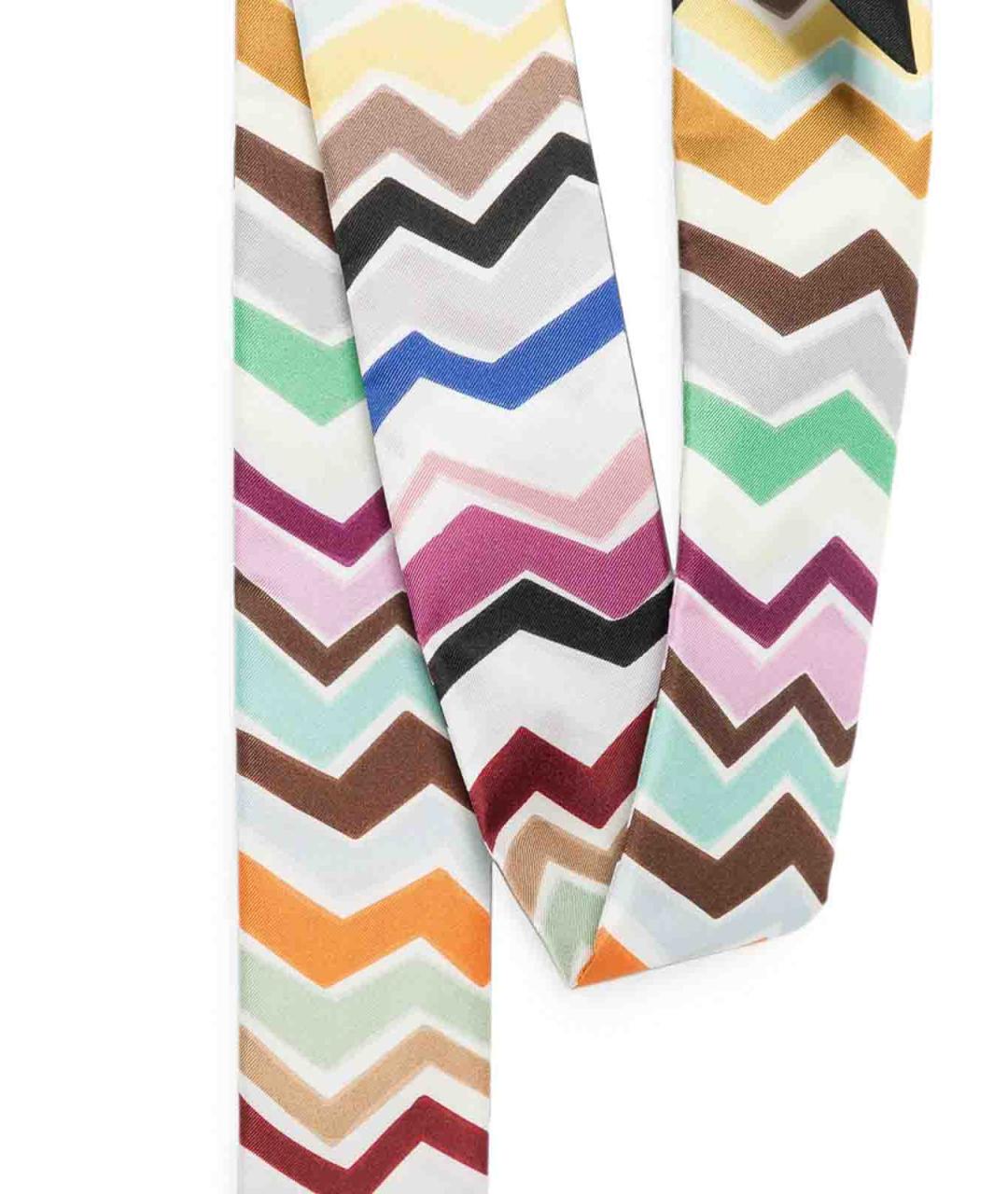 MISSONI Мульти шелковый шарф, фото 3