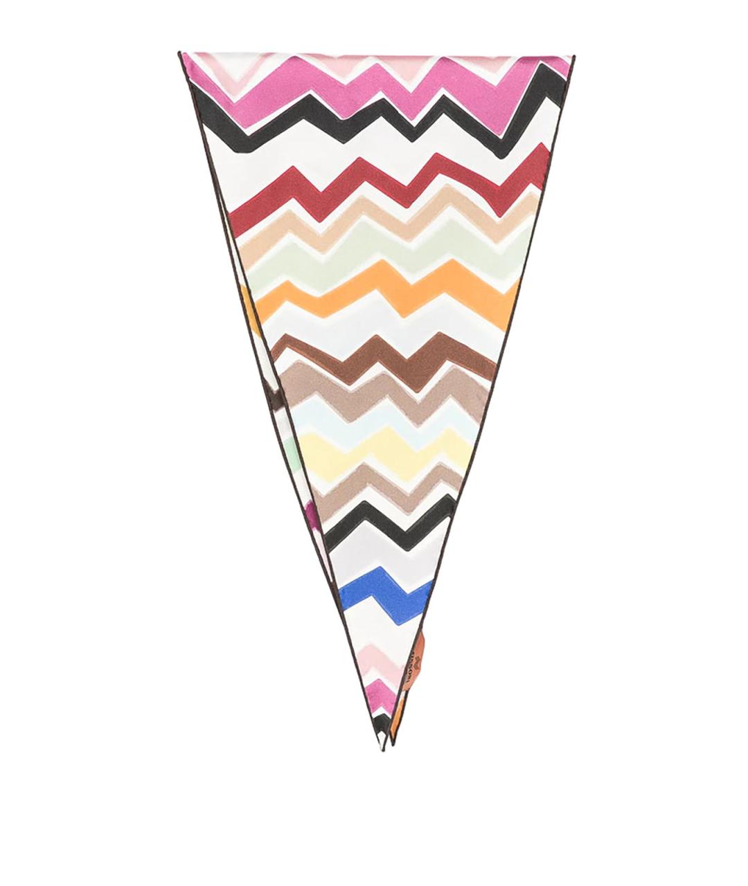 MISSONI Мульти шелковый шарф, фото 1