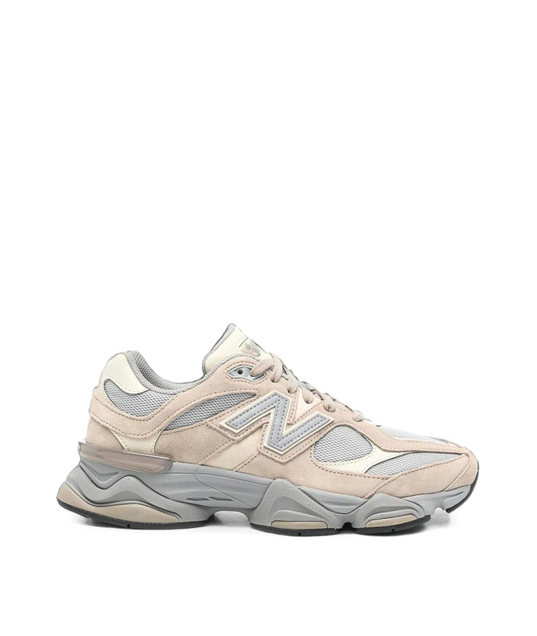 NEW BALANCE Серые замшевые низкие кроссовки / кеды, фото 1