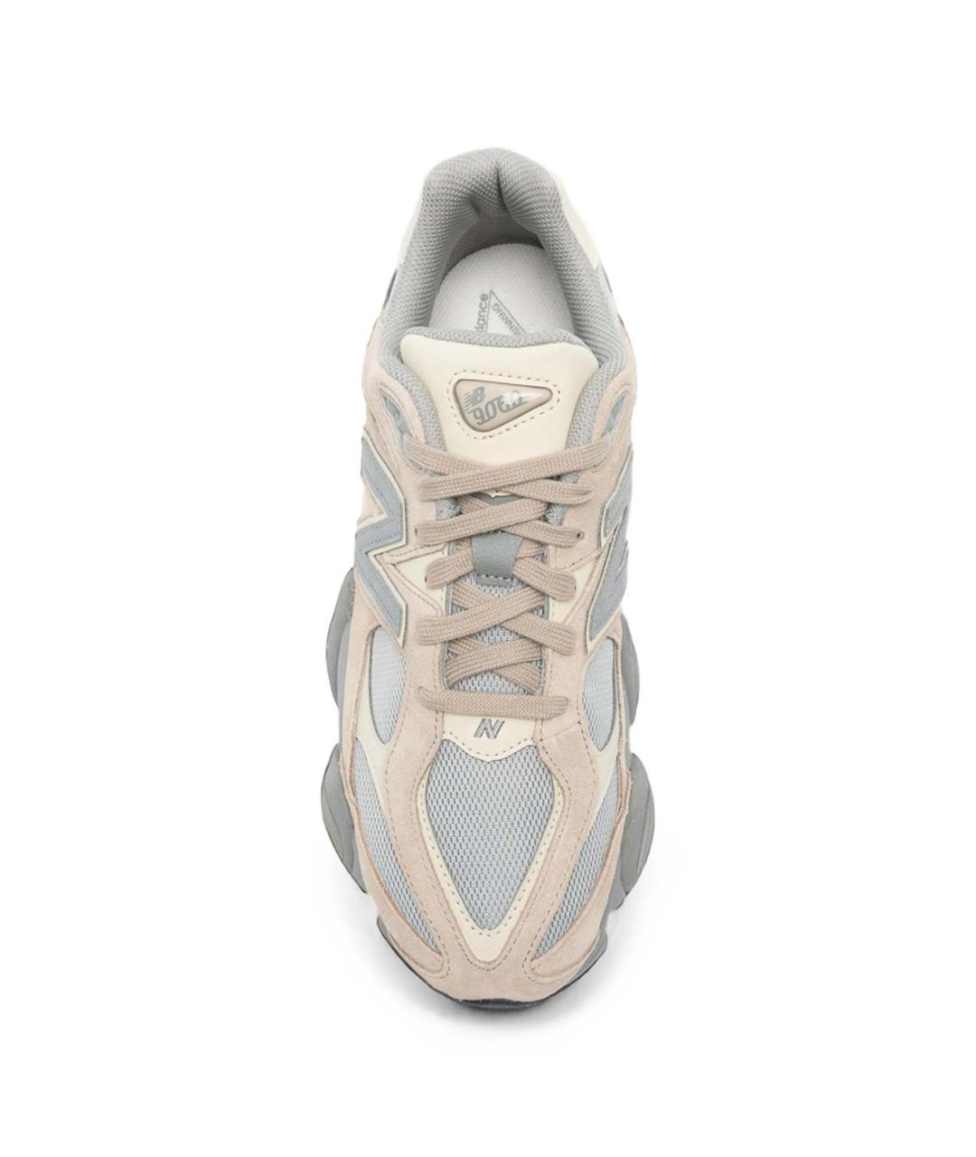 NEW BALANCE Серые замшевые низкие кроссовки / кеды, фото 3
