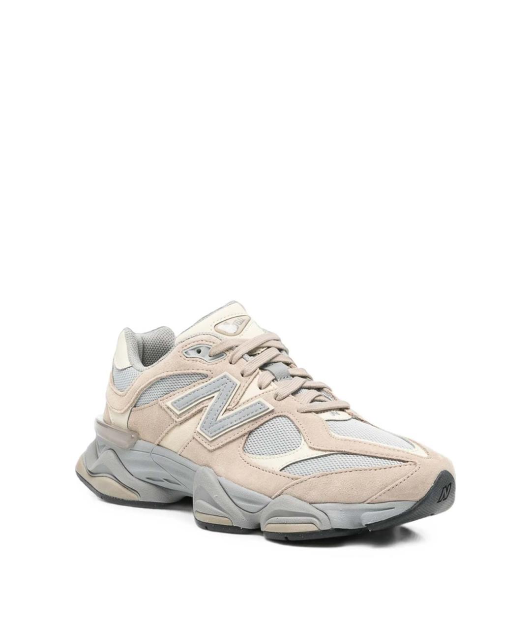 NEW BALANCE Серые замшевые низкие кроссовки / кеды, фото 4