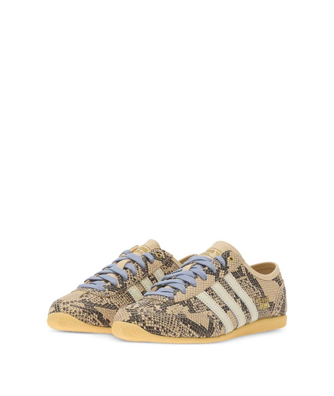 ADIDAS Бежевые резиновые кроссовки, фото 3