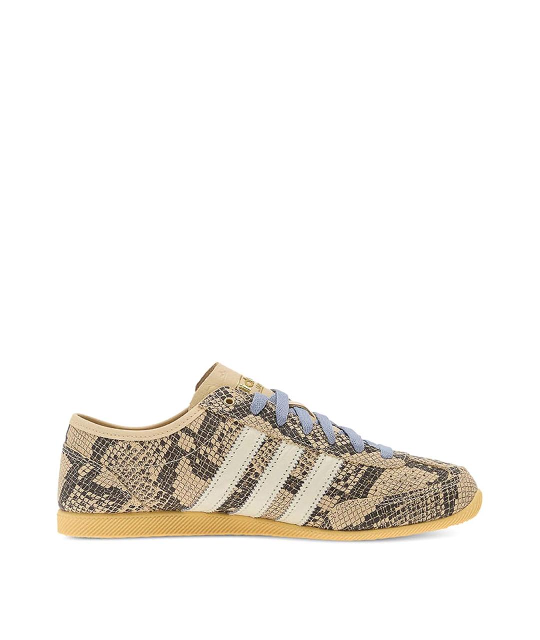 ADIDAS Бежевые резиновые кроссовки, фото 2