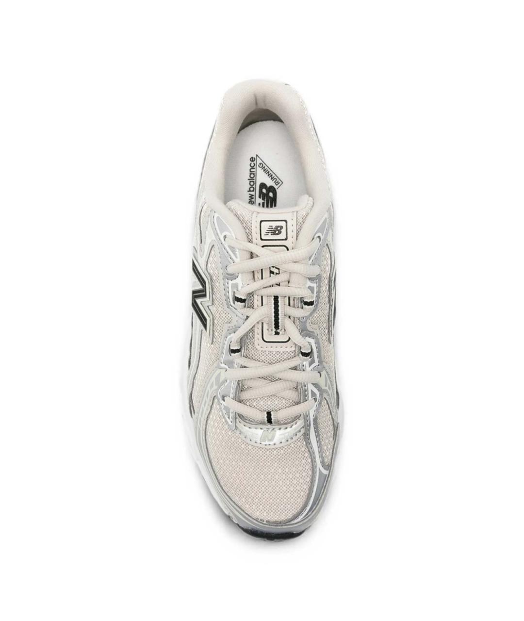 NEW BALANCE Белые текстильные кроссовки, фото 2