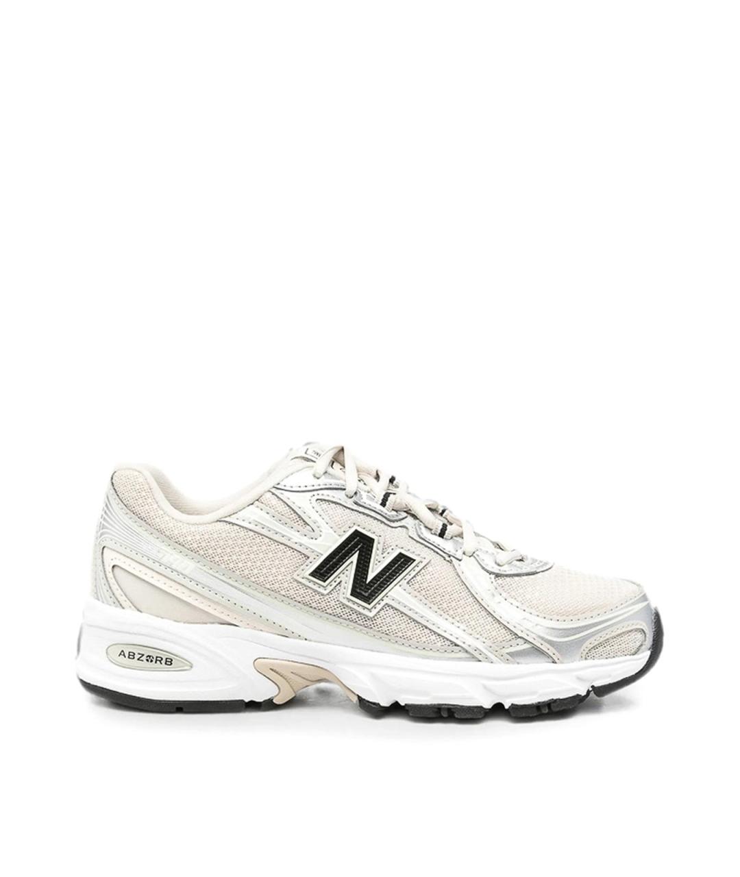 NEW BALANCE Белые текстильные кроссовки, фото 1