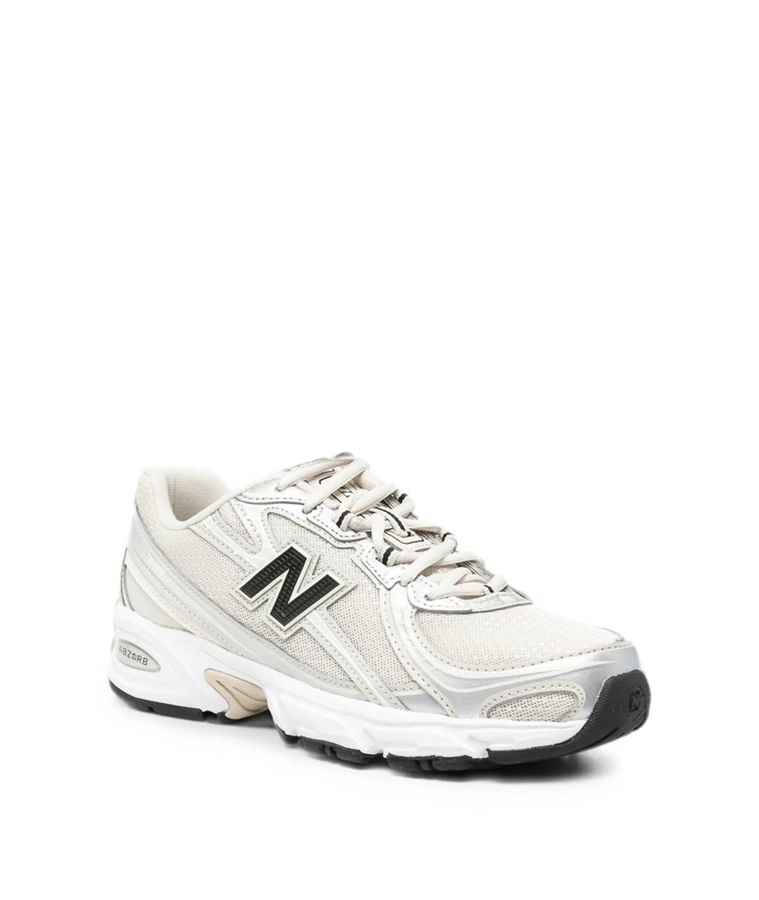 NEW BALANCE Белые текстильные кроссовки, фото 3