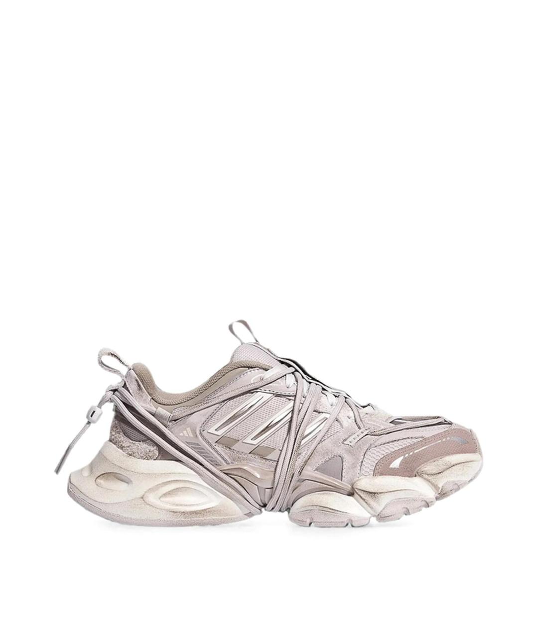 ADIDAS Фиолетовые замшевые низкие кроссовки / кеды, фото 1