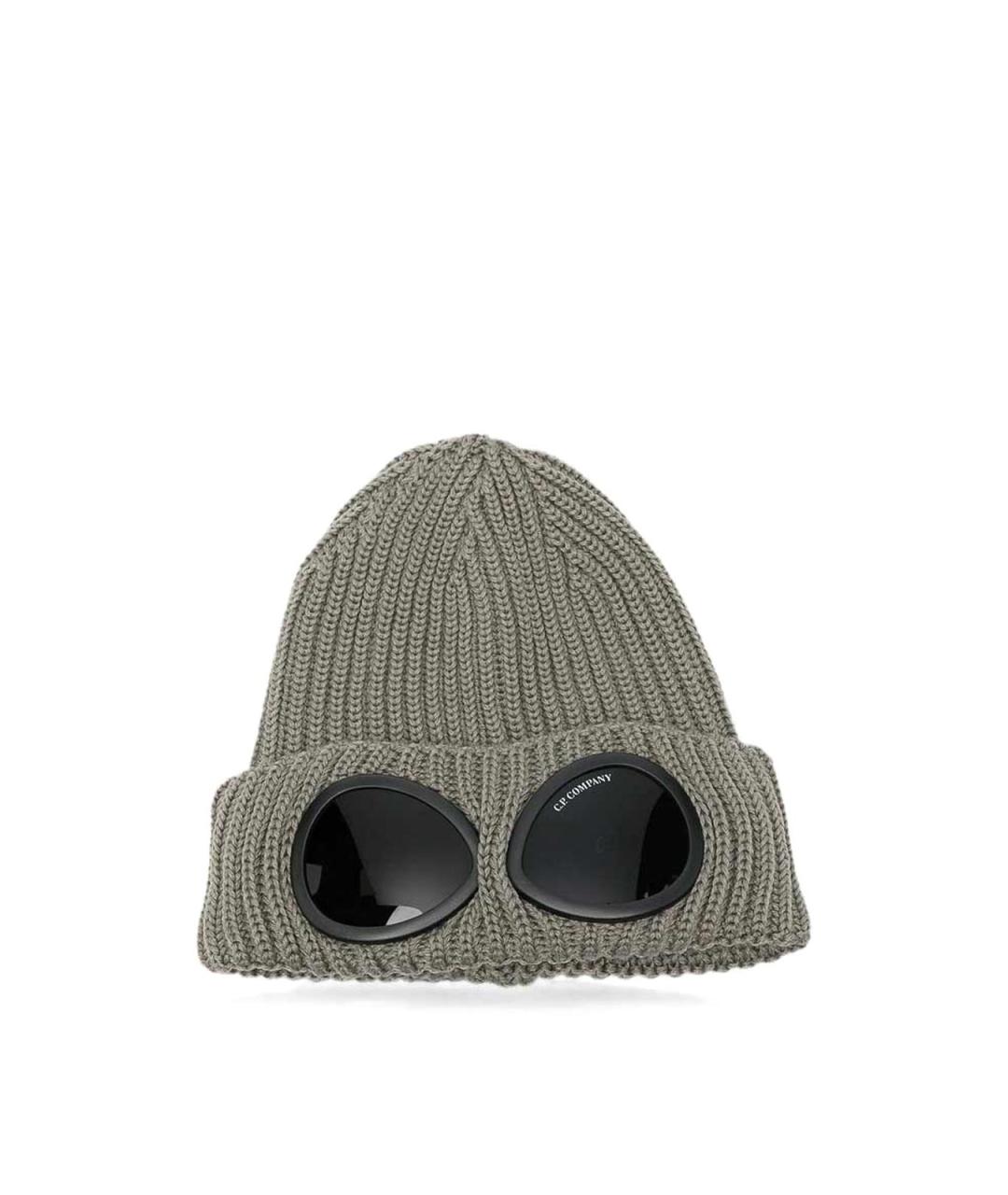 CP COMPANY Хаки шерстяная шапка, фото 1