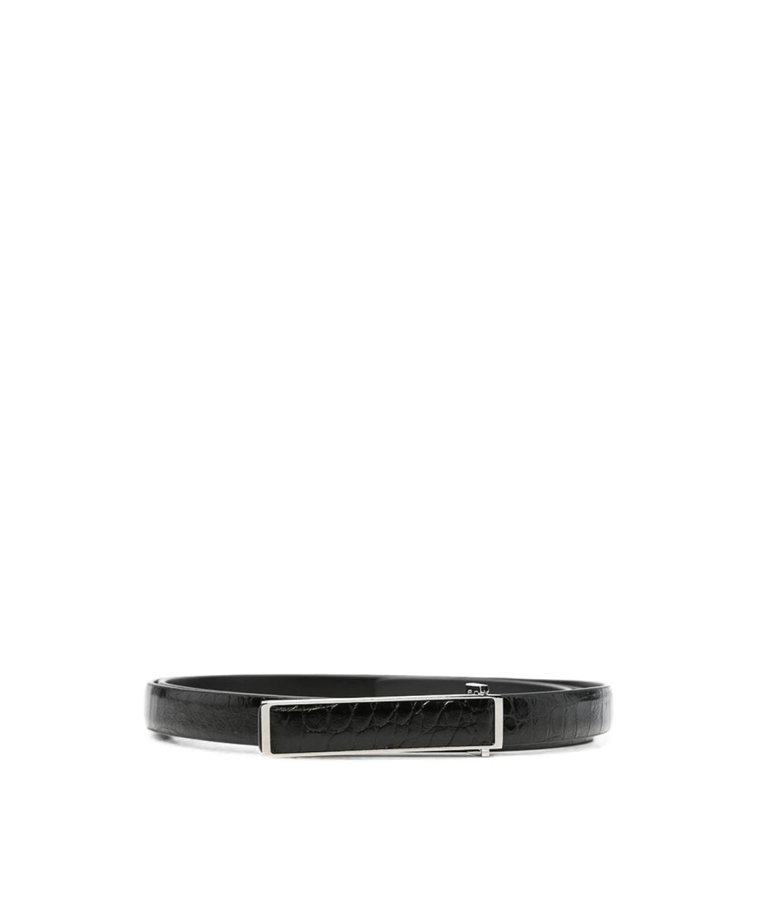 TOM FORD Черный кожаный ремень, фото 1