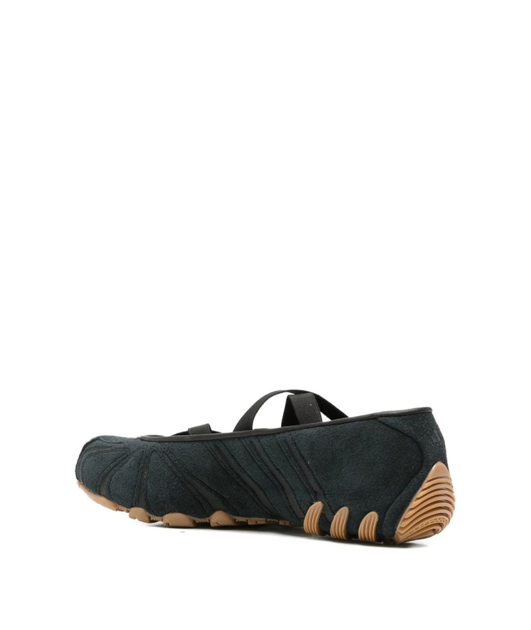 ADIDAS Черные замшевые балетки, фото 3