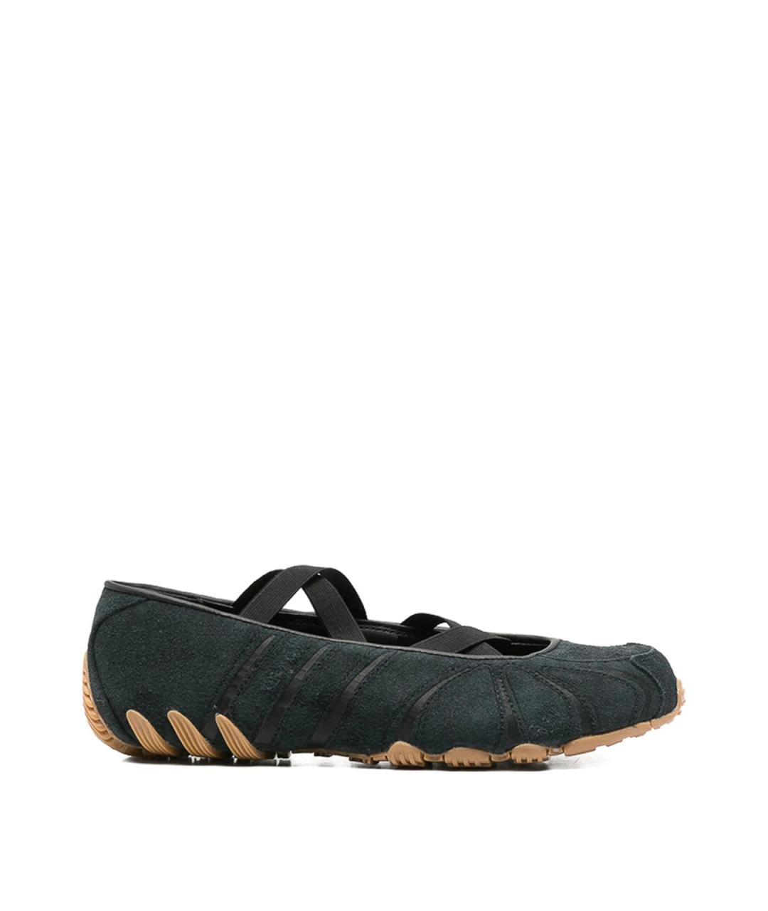 ADIDAS Черные замшевые балетки, фото 1