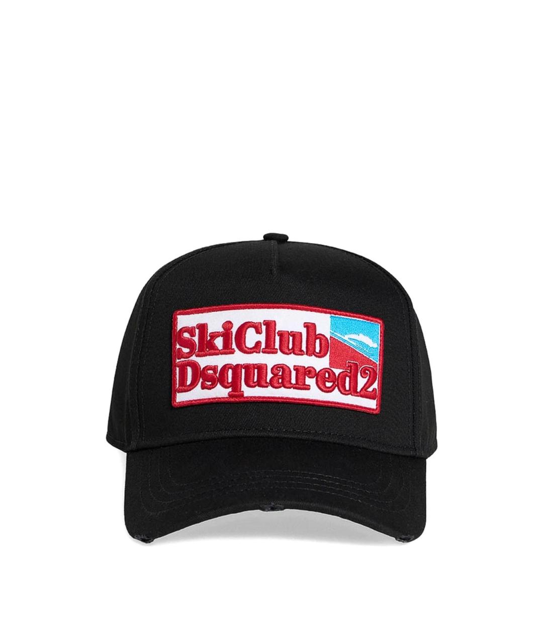 DSQUARED2 Черная хлопковая кепка/бейсболка, фото 1