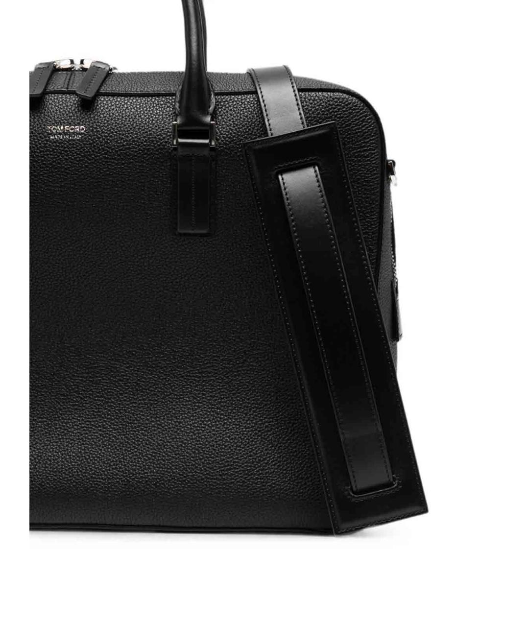 TOM FORD Черный кожаный портфель, фото 2