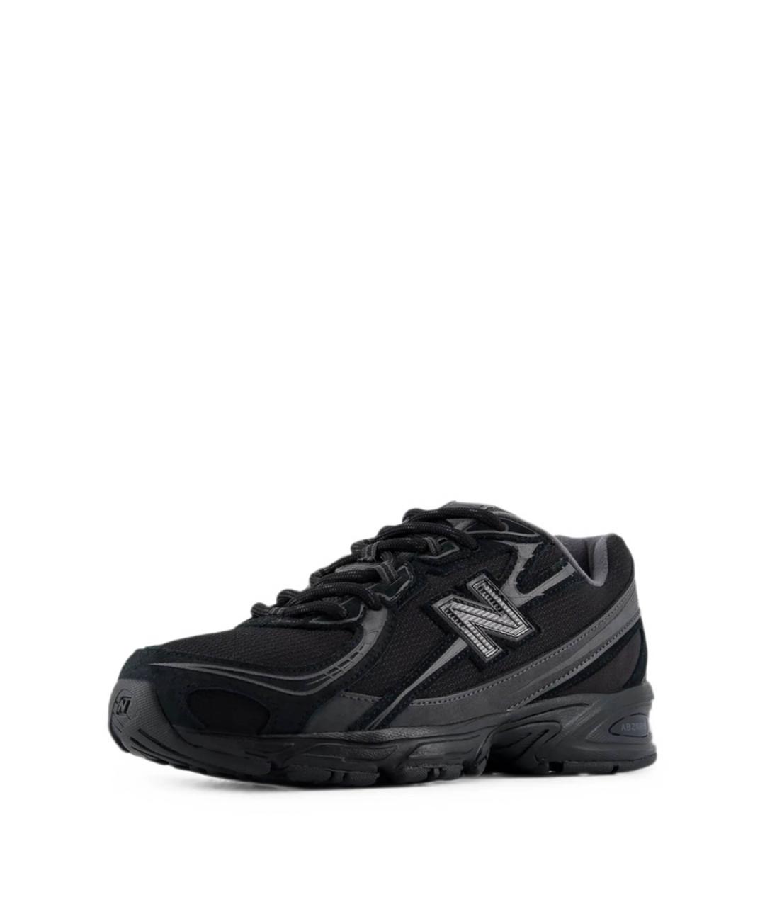 NEW BALANCE Черные замшевые низкие кроссовки / кеды, фото 5