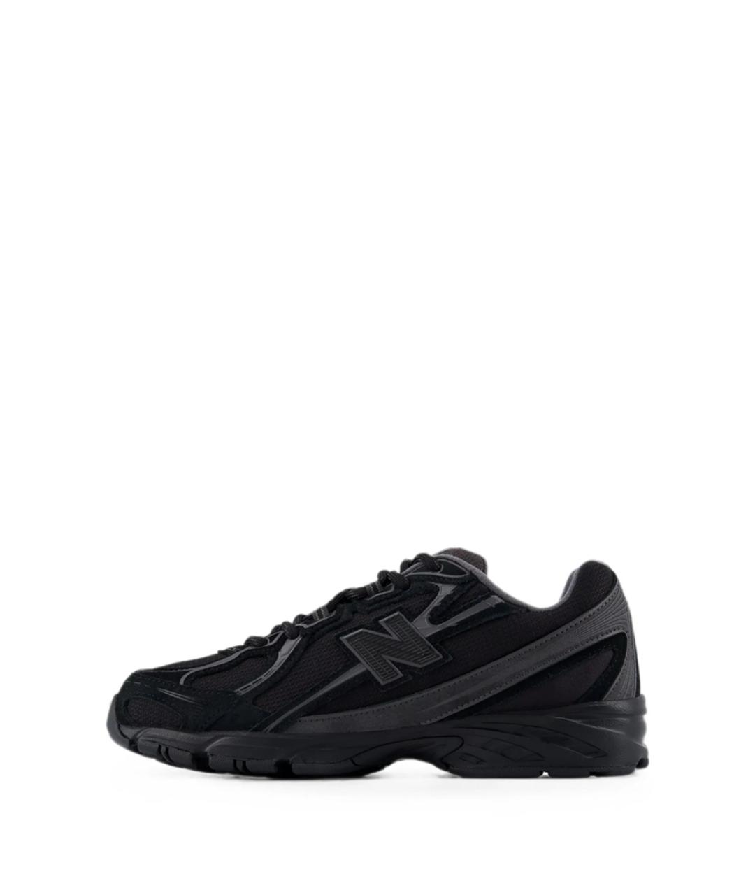 NEW BALANCE Черные замшевые низкие кроссовки / кеды, фото 4
