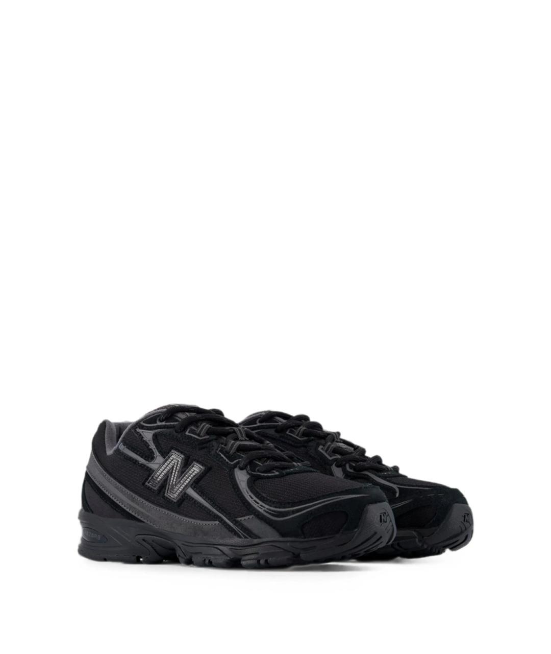 NEW BALANCE Черные замшевые низкие кроссовки / кеды, фото 6