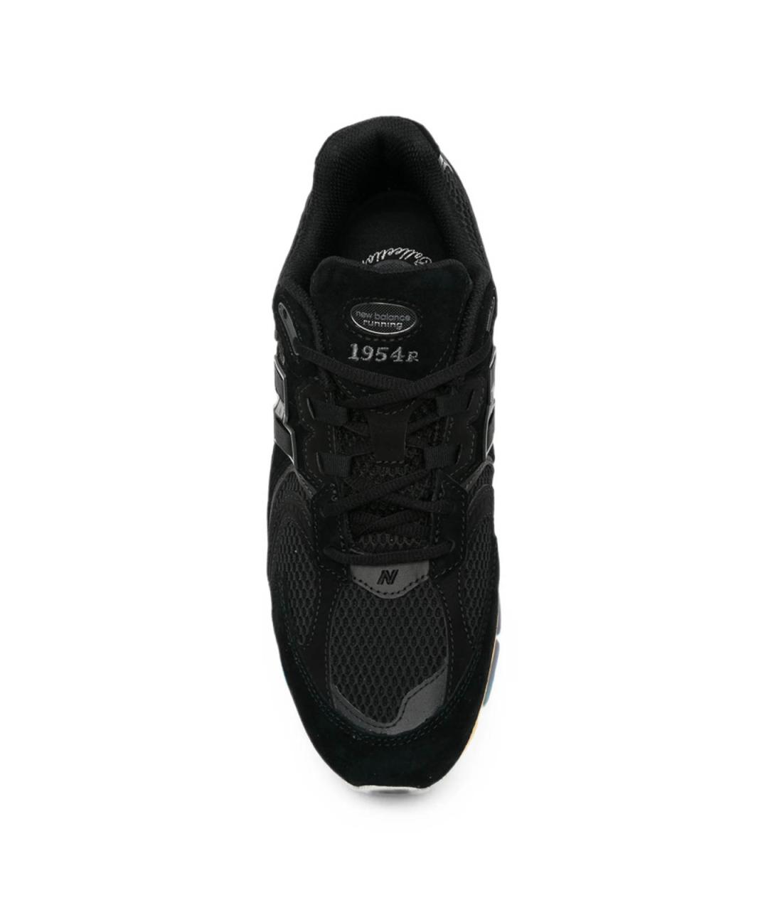 NEW BALANCE Черные текстильные низкие кроссовки / кеды, фото 2