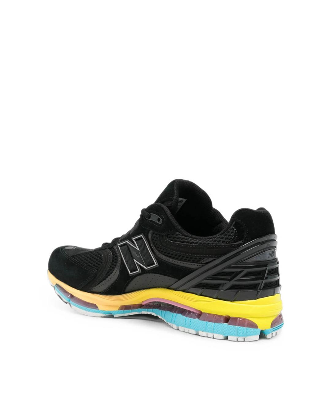 NEW BALANCE Черные текстильные низкие кроссовки / кеды, фото 4