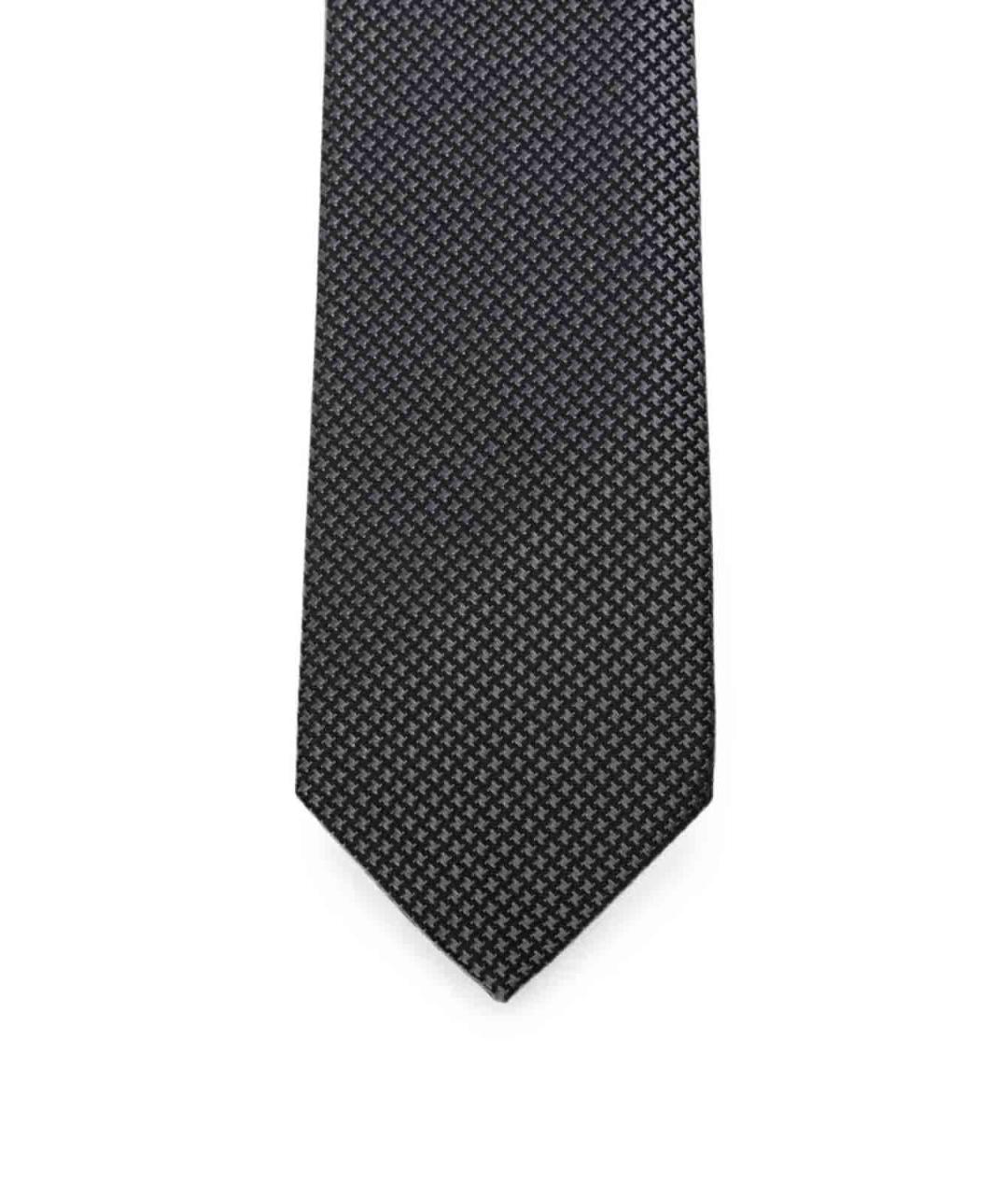 TOM FORD Черный шелковый галстук, фото 2