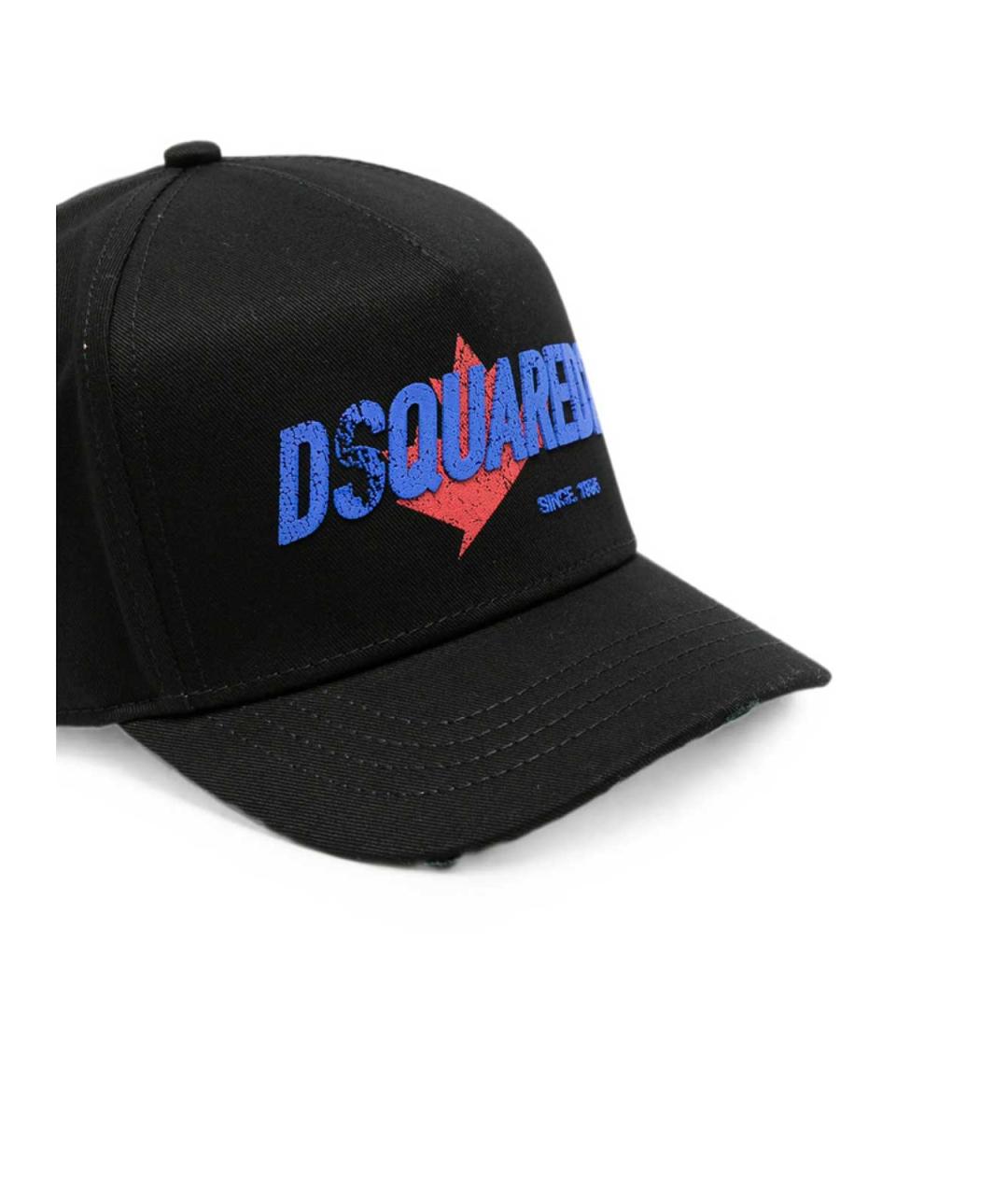 DSQUARED2 Черная хлопковая кепка/бейсболка, фото 2