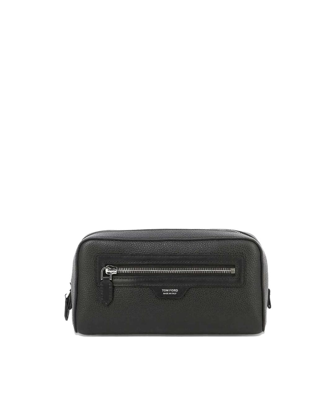 TOM FORD Черная кожаная косметичка, фото 1