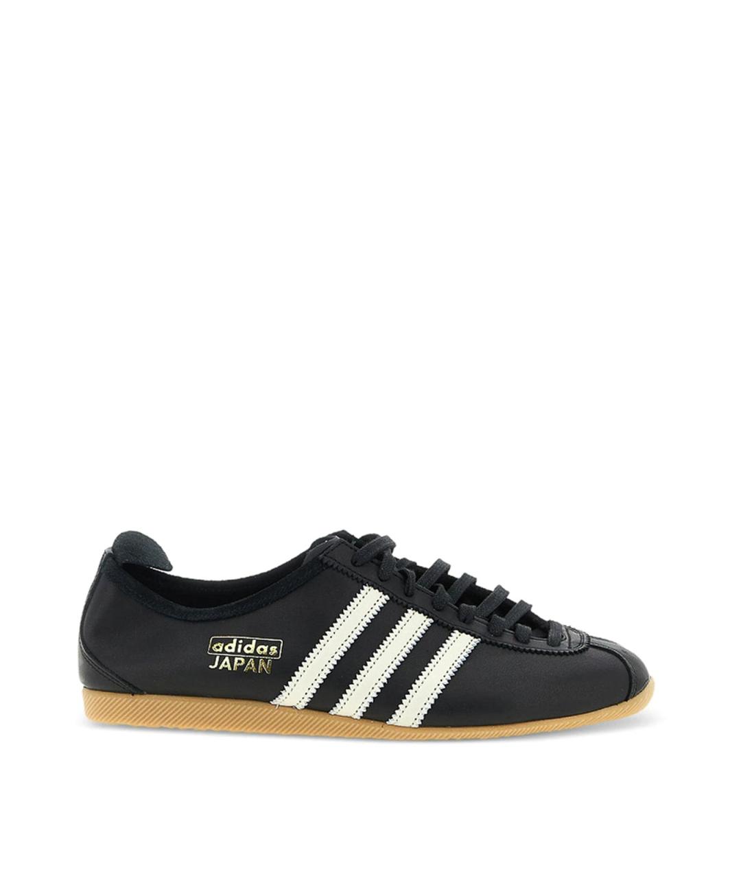 ADIDAS Черные резиновые низкие кроссовки / кеды, фото 1