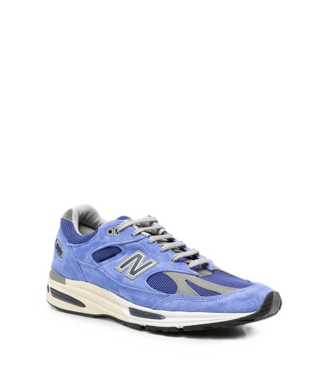 NEW BALANCE Синие замшевые низкие кроссовки / кеды, фото 4