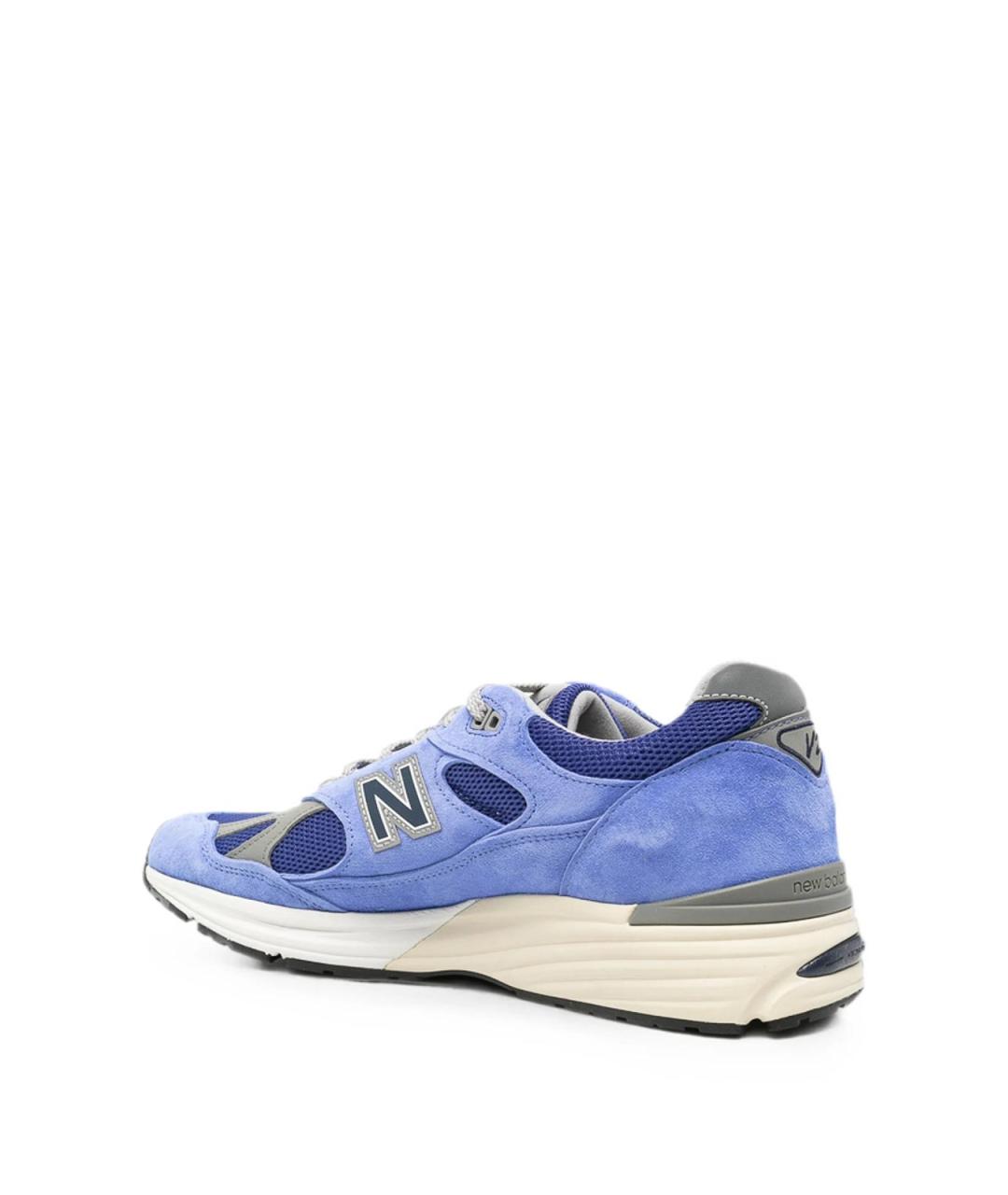 NEW BALANCE Синие замшевые низкие кроссовки / кеды, фото 2