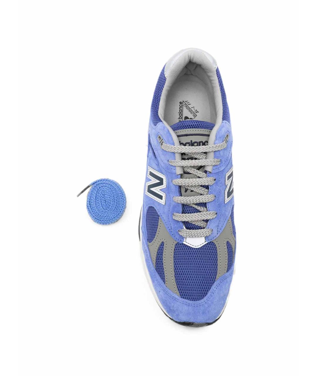 NEW BALANCE Синие замшевые низкие кроссовки / кеды, фото 3