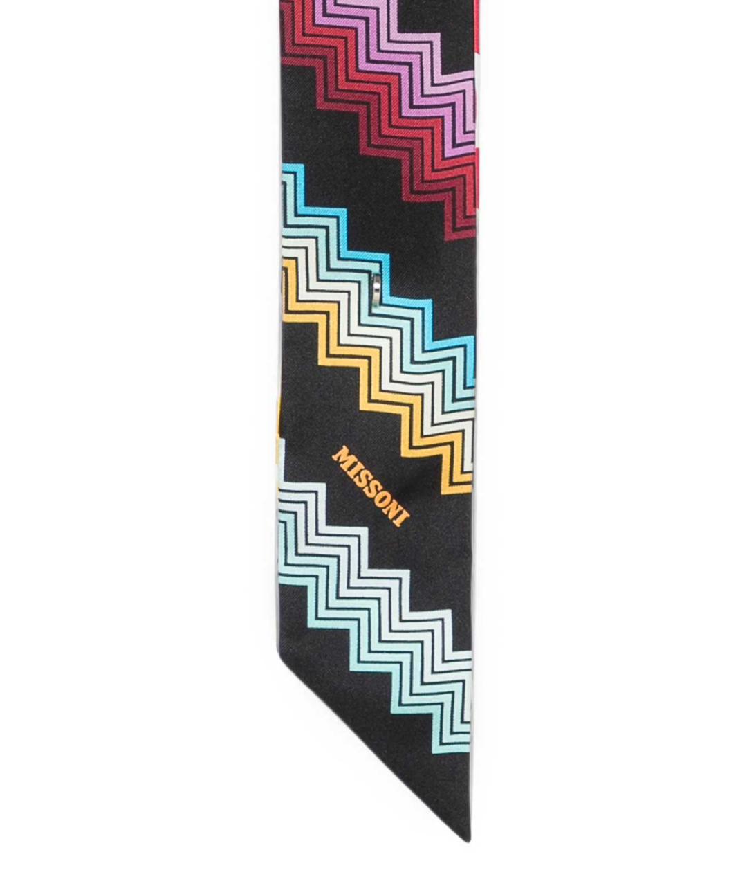 MISSONI Мульти шелковый шарф, фото 3