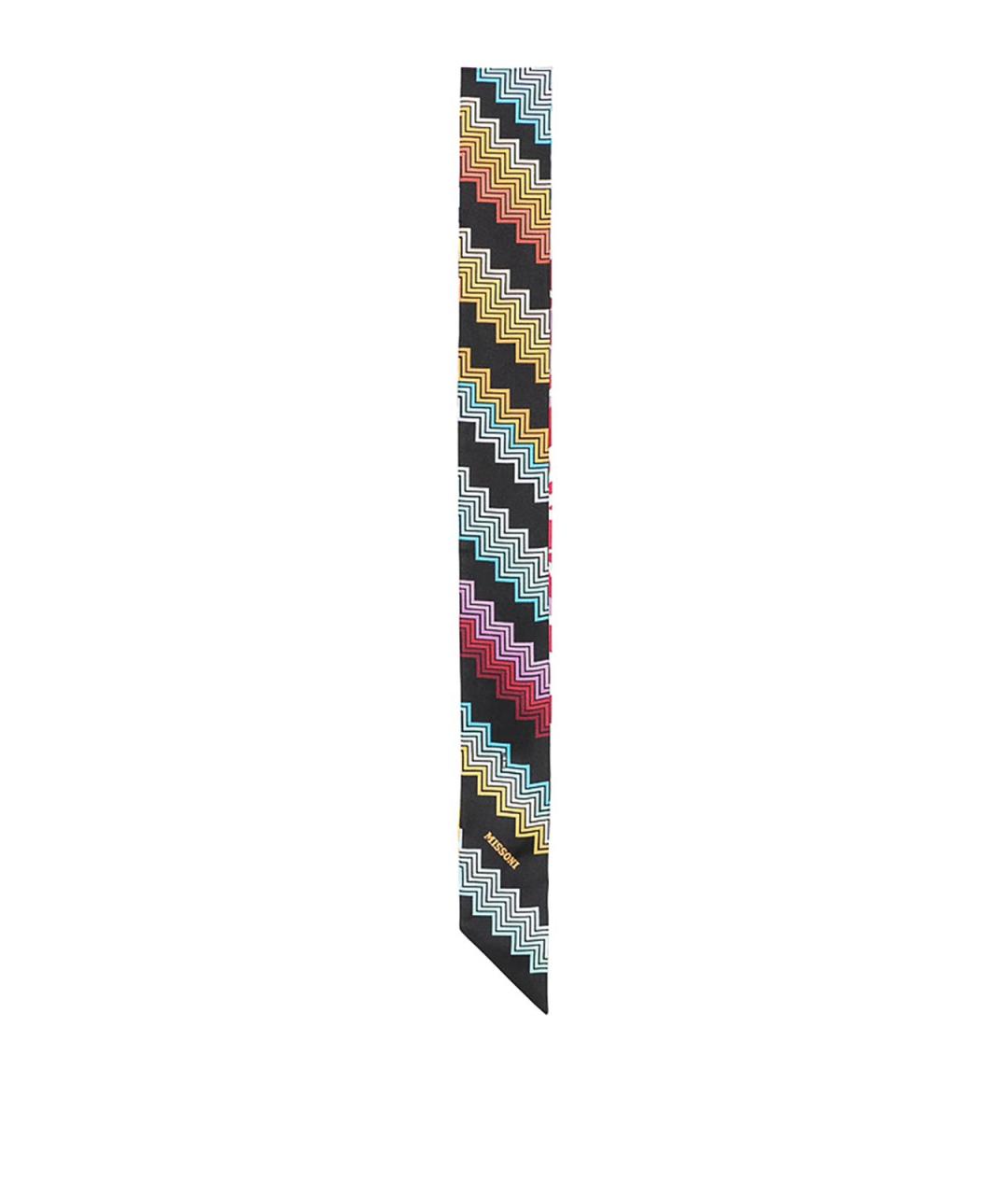 MISSONI Мульти шелковый шарф, фото 1