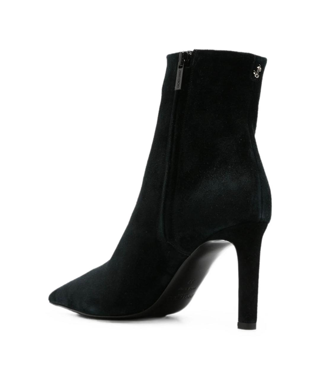 JIMMY CHOO Черные замшевые ботильоны, фото 2