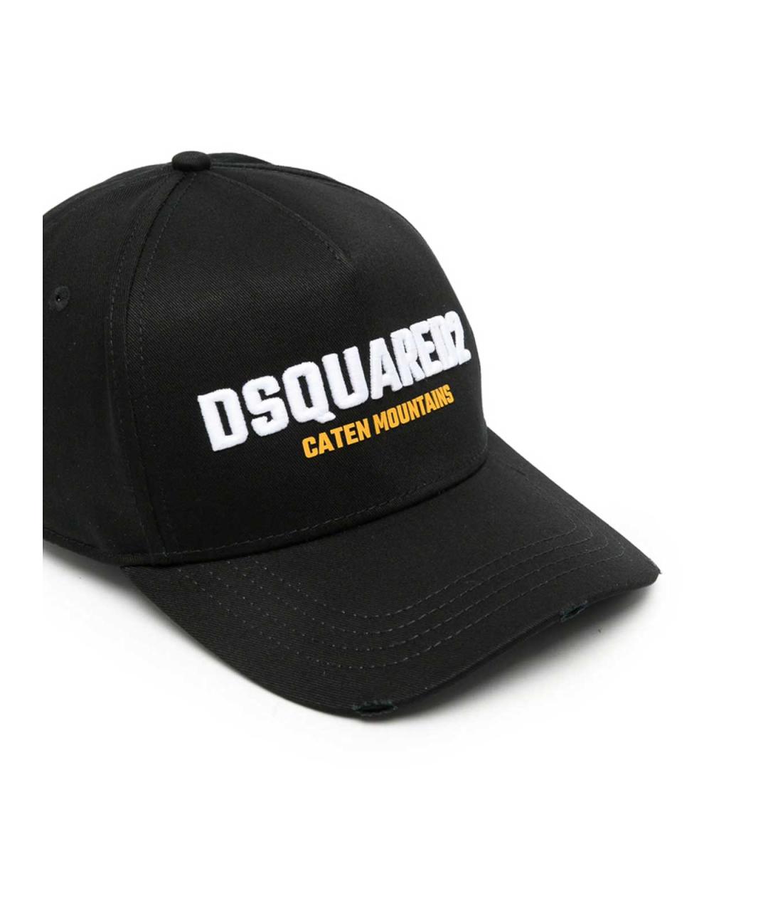 DSQUARED2 Черная хлопковая кепка/бейсболка, фото 3