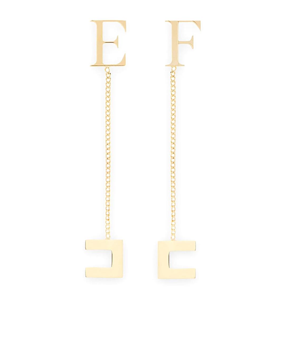 ELISABETTA FRANCHI Золотые металлические серьги, фото 1
