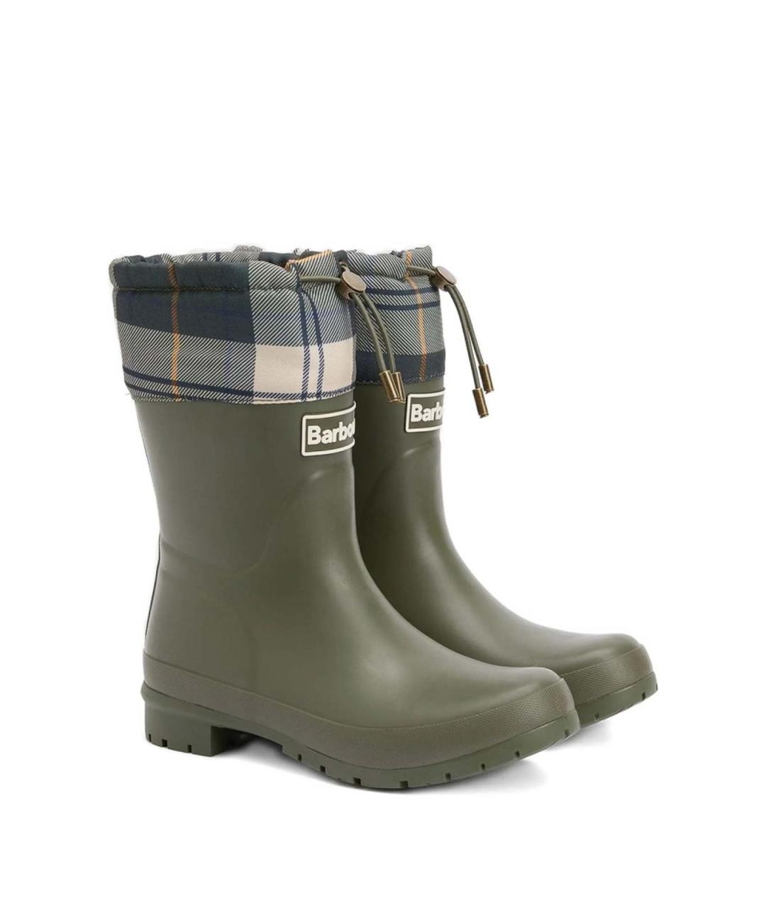 BARBOUR Зеленые сапоги, фото 2