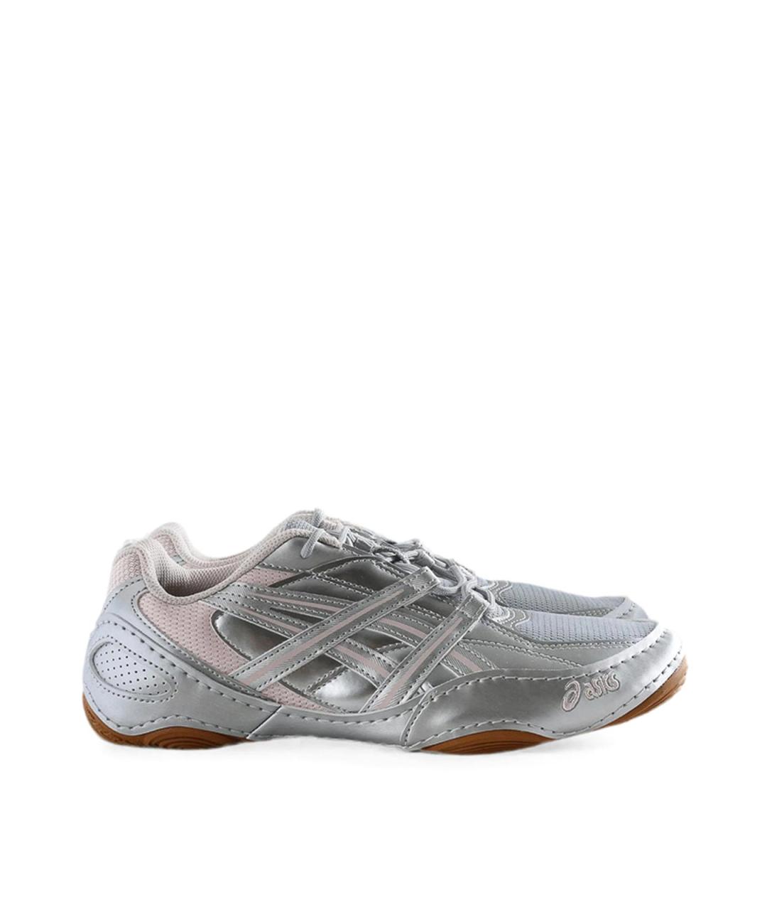 ASICS Серебряные синтетические кроссовки, фото 1
