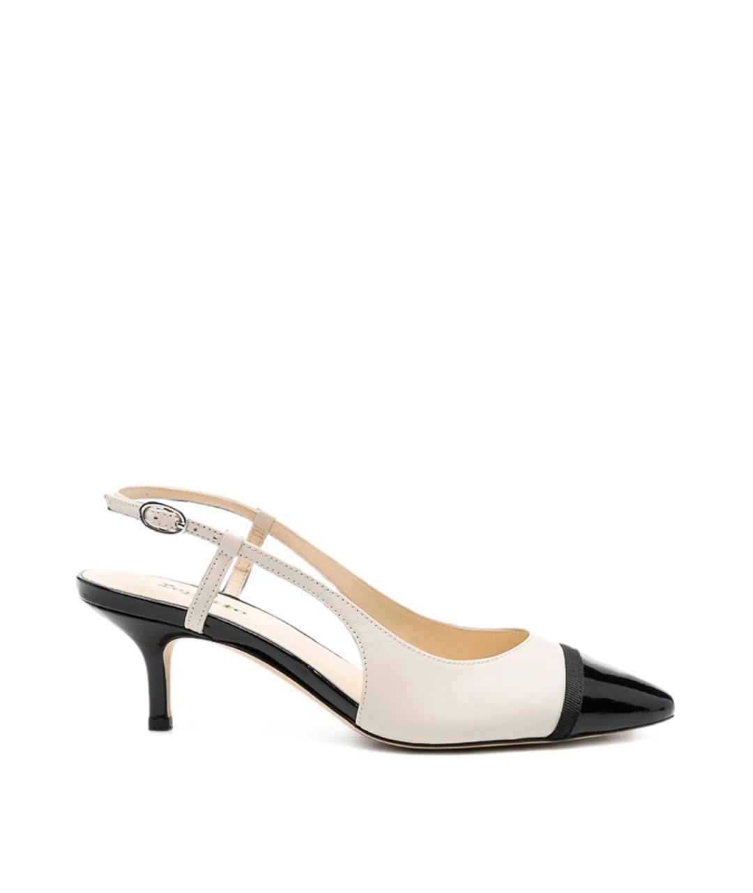 REPETTO Бежевые кожаные туфли, фото 1