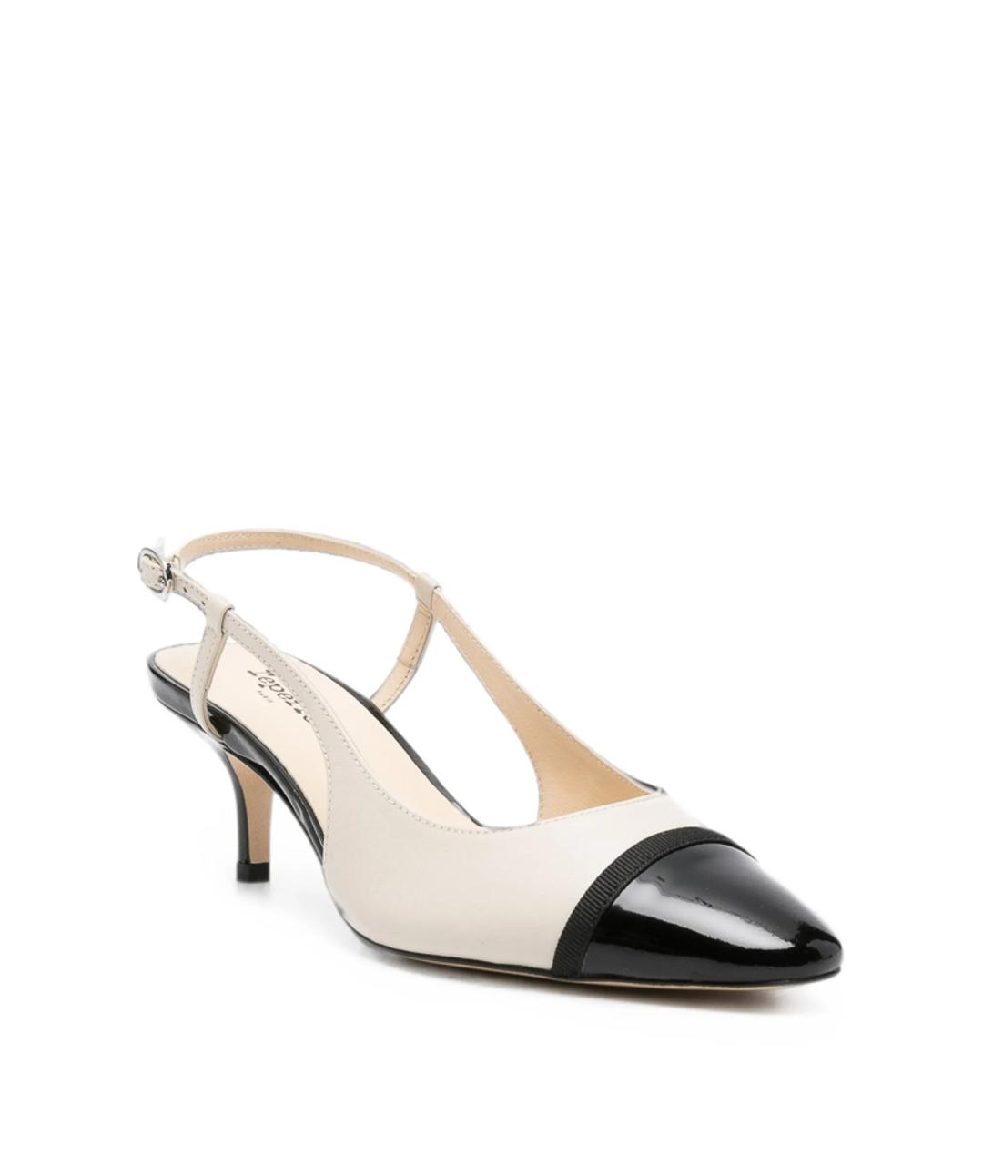 REPETTO Бежевые кожаные туфли, фото 4