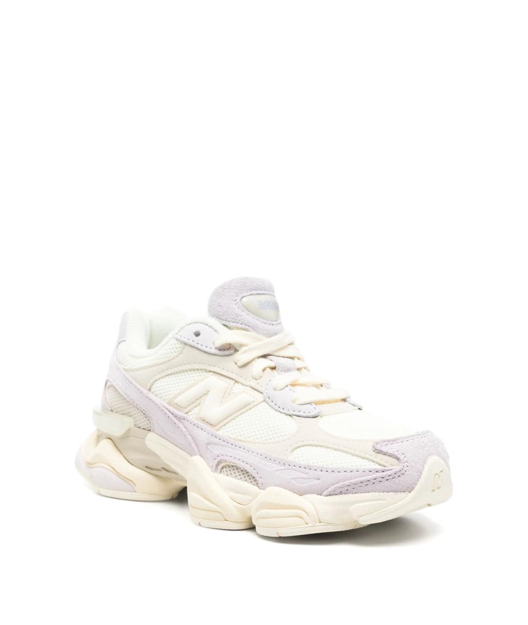 NEW BALANCE Бежевые резиновые кроссовки, фото 3