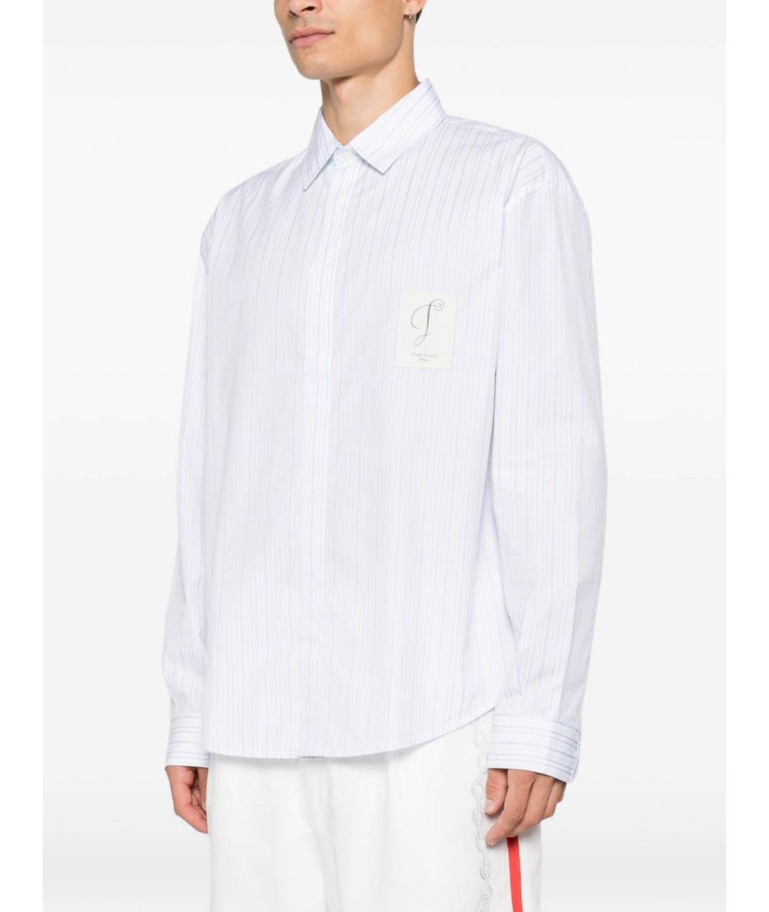 JACQUEMUS Белая хлопковая кэжуал рубашка, фото 2