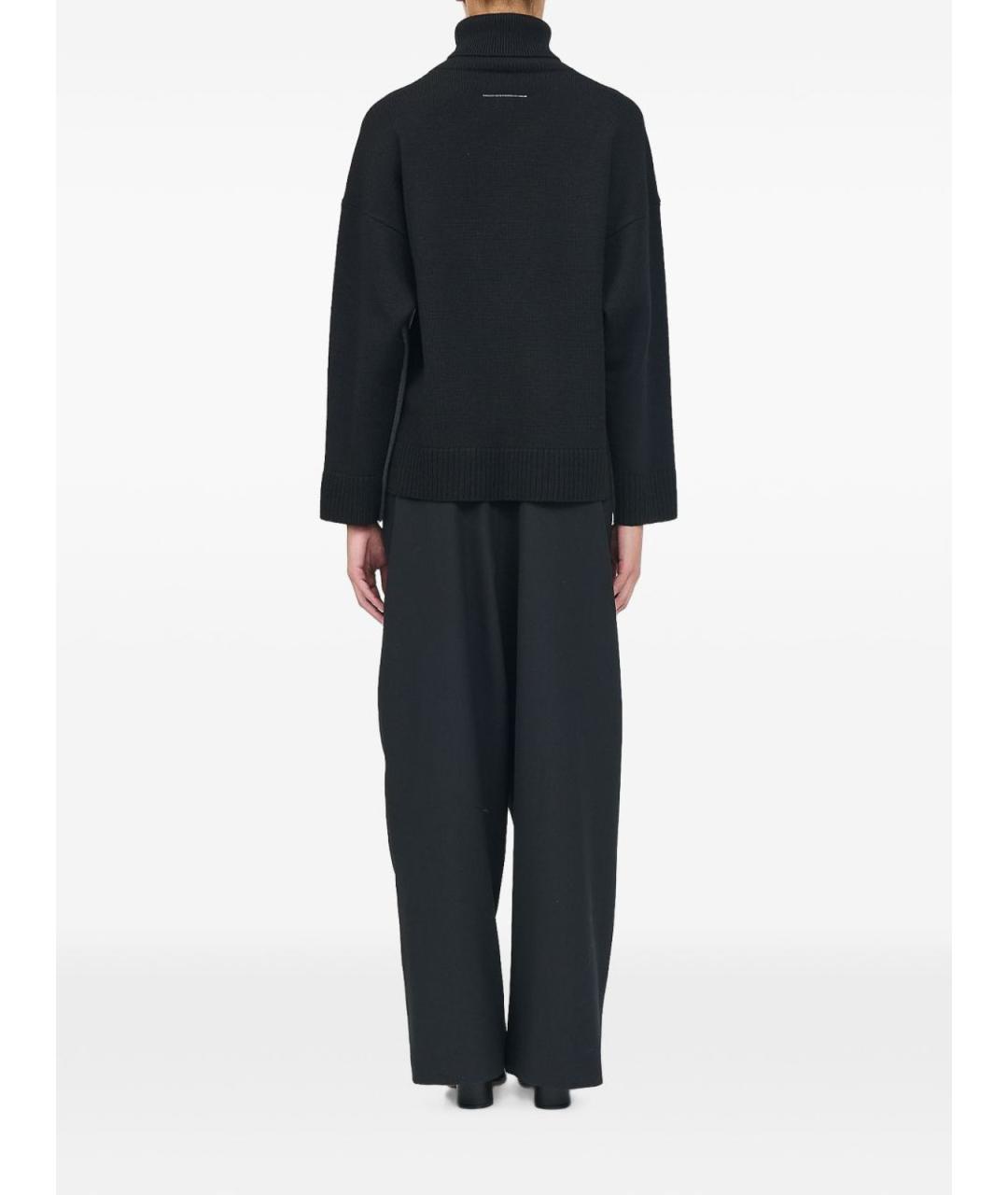 MM6 MAISON MARGIELA Черный шерстяной джемпер / свитер, фото 7